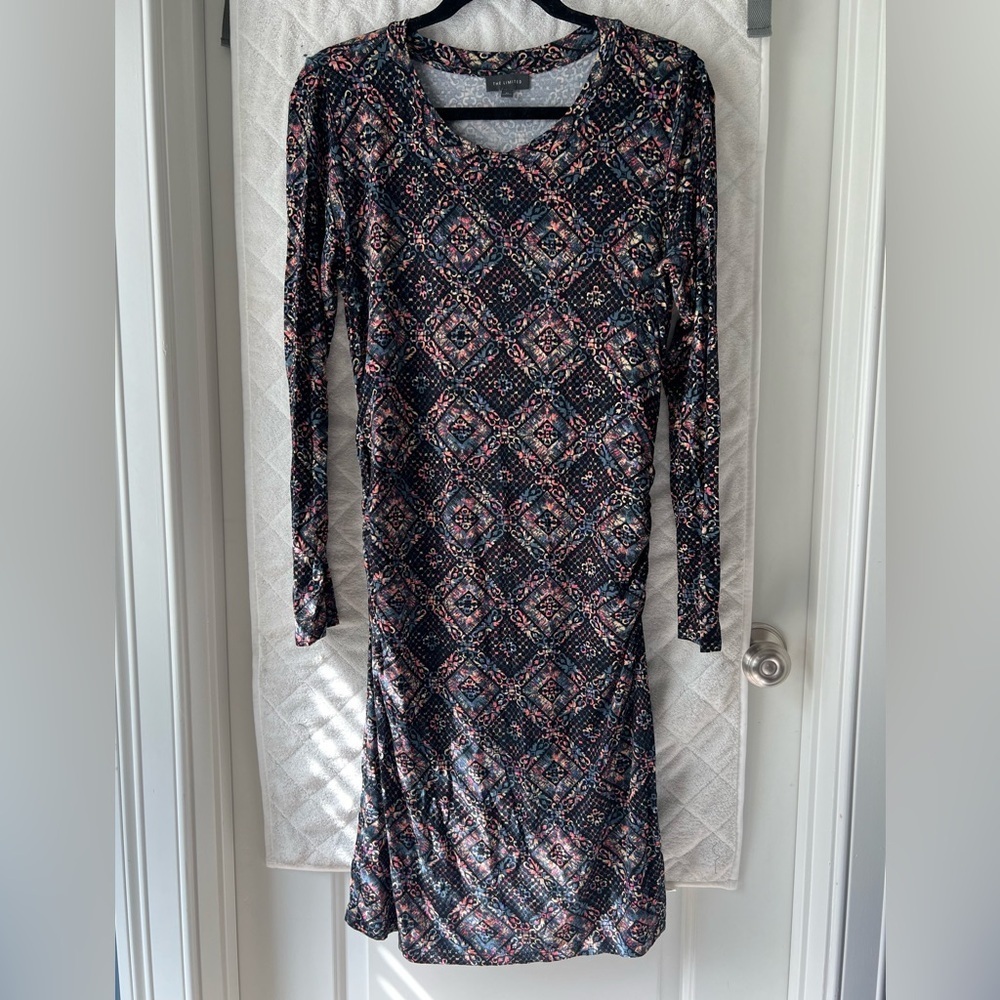 The Limited Stretch Print Midi Dress